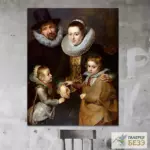 Картина Семья Яна Брейгеля Старшего - Питер Брейгель