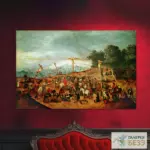 Картина Голгофа» (Распятие) - Питер Брейгель