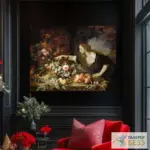 Картина Женщина, берущая фрукты - Абрахам Брейгель
