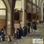Картина Интерьер готической церкви - Ян Брейгель