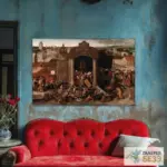 Картина Христос, изгоняющий торговцев из храма - Иероним Босх