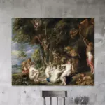 Картина Нимфы и сатиры - Питер Пауль Рубенс