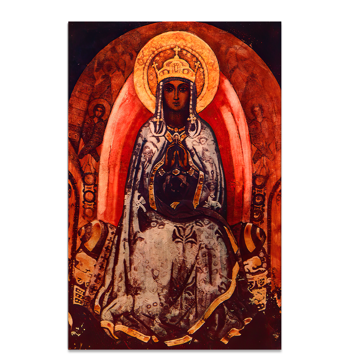 god-026-1 Картина Царица Небесная - Николай Рерих