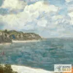 Картина Тропинка в пшенице в Пурвиле - Клод Моне