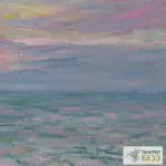 Картина Закат в Пурвиле, открытое море - Клод Моне