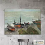 Картина Рыбацкие лодки - Клод Моне