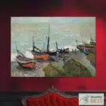 Картина Рыбацкие лодки - Клод Моне