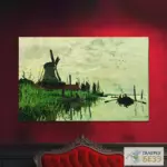 Картина Мельница в Заандаме - Клод Моне