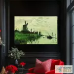 Картина Мельница в Заандаме - Клод Моне