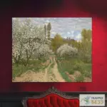 Картина Деревья в цвету - Клод Моне