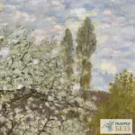 Картина Деревья в цвету - Клод Моне