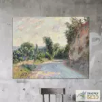 Картина Дорога близ Живерни - Клод Моне