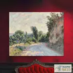 Картина Дорога близ Живерни - Клод Моне