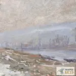 Картина Лавакур, зима - Клод Моне