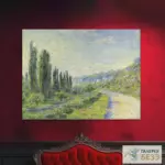 Картина Дорога из Ветёя - Клод Моне