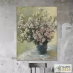 Картина Ваза с цветами - Клод Моне