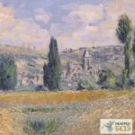 Картина Дорога на острове Сен-Мартен, Ветей - Клод Моне