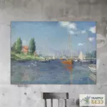 Картина Красные лодки, Аржантёй - Клод Моне