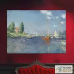 Картина Красные лодки, Аржантёй - Клод Моне