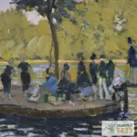 Картина Лягушатник - Клод Моне