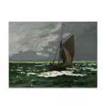 Картина Морской пейзаж, буря - Клод Моне