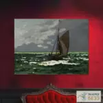 Картина Морской пейзаж, буря - Клод Моне