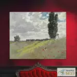 Картина Прогулка по лугам в Аржантёе - Клод Моне