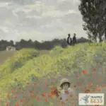 Картина Прогулка по лугам в Аржантёе - Клод Моне
