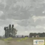 Картина Прогулка по лугам в Аржантёе - Клод Моне